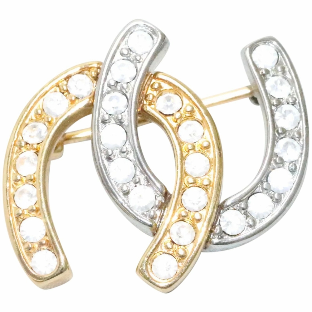 COPY - Joan Rivers Horseshoe Brooch